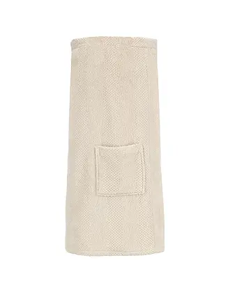 VOSSEN | Damen Saunakilt SARINA Sand | beige